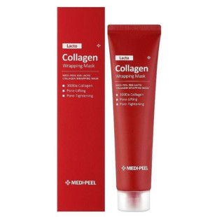 Укрепляющая маска-пленка для лица с коллагеном Medi-Peel Red Lacto Collagen Wrapping Mask 15ml