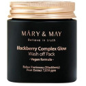 Антиоксидантна глиняна маска з ожиною Mary&May Blackberry Complex Glow Wash Off Pack 125g