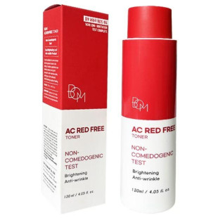 Тонер для лица с коллоидной серой и ниацинамидом BOM AC RED FREE TONER 120ml