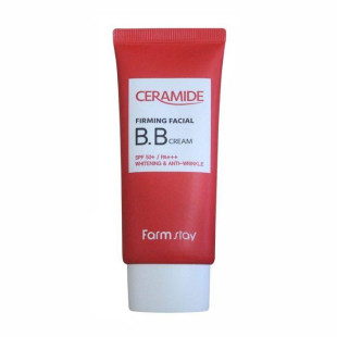 BB-крем, що омолоджує та освітлює, з керамідами FarmStay Ceramide Firming Facial BB Cream SPF 50+/PA+++ 50g