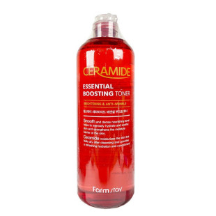 Тонер омолаживающий с керамидами FarmStay Ceramide Essential Boosting Toner 500ml