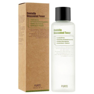 Тонер с центеллой для гиперчувствительной кожи лица Purito Centella Unscented Toner 200ml