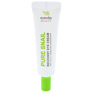 Крем оздоравливающий с муцином улитки для глаз Eyenlip PURE SNAIL RECOVERY EYE CREAM 30ml