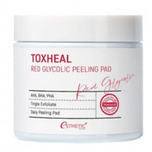 Очищающие диски Esthetic House Toxheal Red Glycolic Peeling Pad 100шт