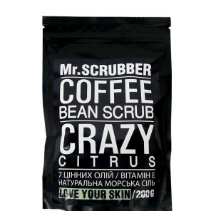 Скраб кофейный с ароматом цитруса для тела Mr.Scrubber Crazy Citrus 200g