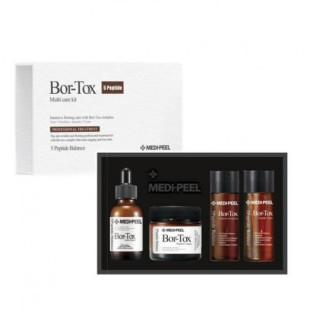 Набор антивозрастных средств для лица Medi Peel Bor-Tox 5 Peptide Multi Care Kit (тонер 30ml + эмульсия 30ml + сыворотка 30ml + крем 50g)