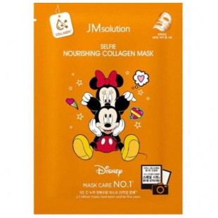 Тканевая маска для повышения упругости кожи JM Solution Disney Selfie Nourishing Collagen Mask