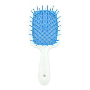 Расческа для волос белая с голубым Janeke Superbrush Расческа для волос белая с голубым Janeke Superbrush