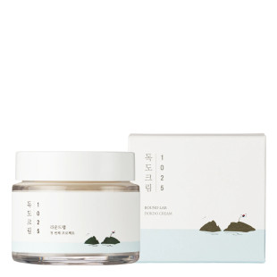 Легкий зволожувальний крем з морською водою ROUND LAB 1025 Dokdo Light Cream 80ml