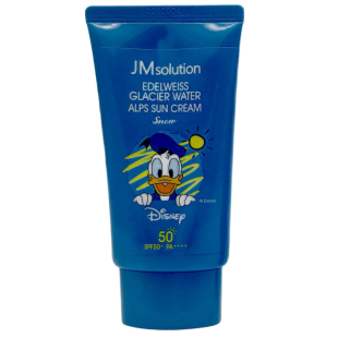 Крем солнцезащитный Jmsolution Edelweiss Glacier Water Alps Sunscreen Snow x Disney Donald Duck 50ml