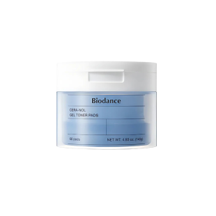 Зволожуючі гелеві тонер-пади з керамідами Biodance Cera-nol Gel Toner Pads 60Pads