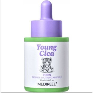 Успокаивающая ампульная сыворотка с PDRN и экзосомами MEDIPEEL Young Cica PDRN Trouble Soothing Ampoule 50ml