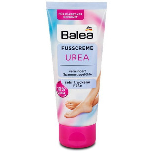 Крем для сухої шкіри ніг 10% уреа — сечовини Balea Urea Fusscreme 100 ml