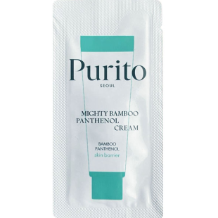 Увлажняющий крем с пантенолом <Sample>PURITO Mighty Bamboo Panthenol Cream 1ml