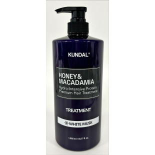 Кондиционер Kundal Honey & Macadamia Protein Treatment  - White Musk 1058ml