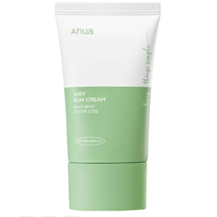 Легкий мінеральний сонцезахисний крем Anua Airy Sun Сream SPF50+ PA++++ 50ml