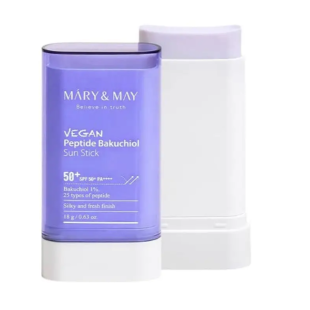 Сонцезахисний стік Mary & May Vegan Peptide Bakuchiol Sun Stick SPF50+ PA++++ 18g