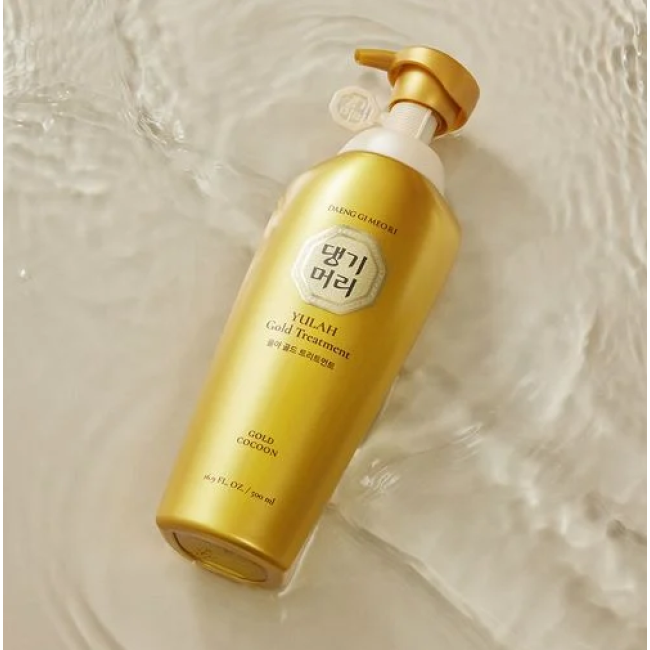 Укрепляющий золотой кондиционер DAENG GI MEO RI Yula Gold Treatment 500ml, фото 3 Укрепляющий золотой кондиционер DAENG GI MEO RI Yula Gold Treatment 500ml, фото 3