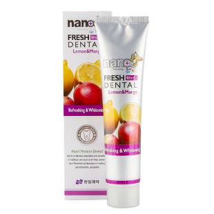 Зубна паста лимон манго Hanil FRESH DENTAL lemon &mango 160 г