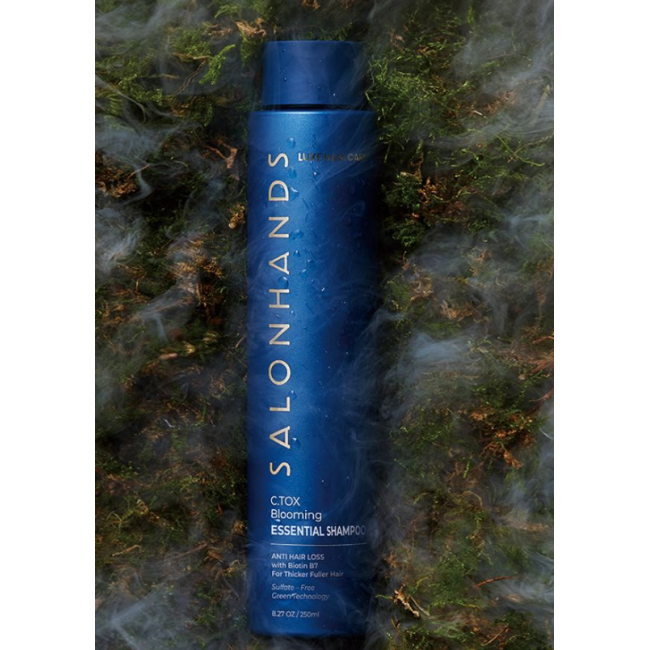 Шампунь с эфирными маслами и цветочным ароматом Salonhands C.TOX Blooming Essential Shampoo 250 ml, фото 4 Шампунь с эфирными маслами и цветочным ароматом Salonhands C.TOX Blooming Essential Shampoo 250 ml, фото 4