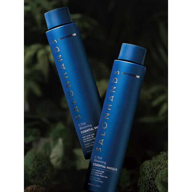 Шампунь с эфирными маслами и цветочным ароматом Salonhands C.TOX Blooming Essential Shampoo 250 ml, фото 3 Шампунь с эфирными маслами и цветочным ароматом Salonhands C.TOX Blooming Essential Shampoo 250 ml, фото 3