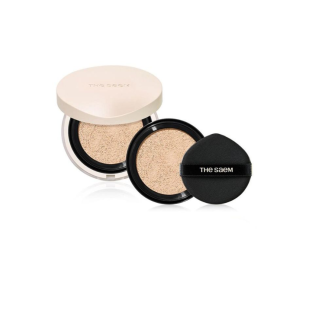 Консилер-кушон THE SAEM Cover Perfection Concealer Cushion Renew 1.0 Clear Beige Set 5 ml × 2