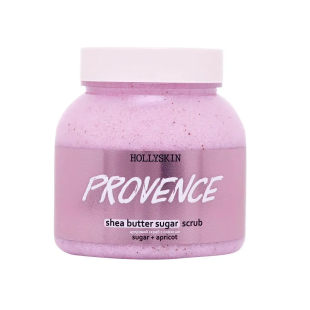 Цукровий скраб з олією ши і перлітом Hollyskin Provence 300 ml/ 350 g