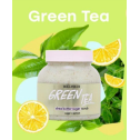 Цукровий скраб з олією ши і перлітом Hollyskin Green Tea 300 ml/ 350 g, фото 4