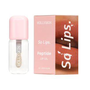 Увлажняющее масло для губ Hollyskin So Lips. Peptide Lip Oil 001. Lemon Glaze 4 мл