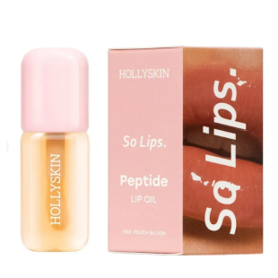 Увлажняющее масло для губ Ноllyskin So Lips. Peptide Lip Oil 002. Peach Bloom 4 мл