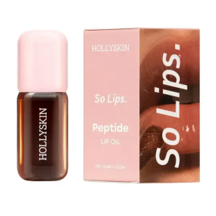 Увлажняющее масло для губ Hollyskin So Lips. Peptide Lip Oil 010. Honey Glow 4 ml