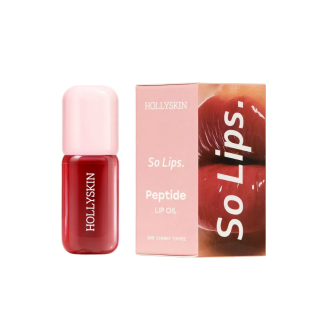 Увлажняющее масло для губ Hollyskin So Lips. Peptide Lip Oil 008. Cherry Toffee 4 мл
