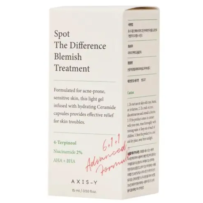 Лікувальна сироватка проти акне AXIS-Y Spot the Difference Blemish Treatment 15ml, фото 3 Лікувальна сироватка проти акне AXIS-Y Spot the Difference Blemish Treatment 15ml, фото 3