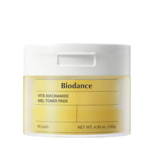 Гелеві тонер-пади для рівного тону BIODANCE Vita Niacinamide Gel Toner Pad (60ea)