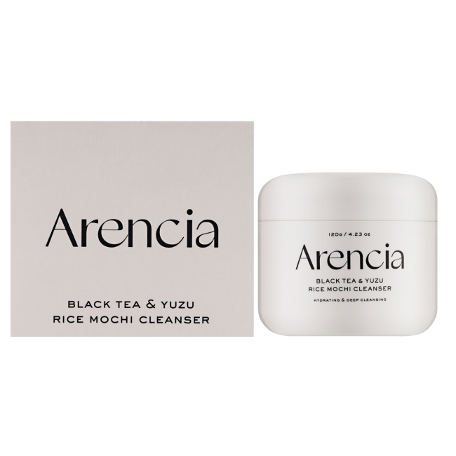 Очищающее средство для лица ARENCIA Black Tea & Yuzu Rice Mochi Cleanser 120g, фото 4 Очищающее средство для лица ARENCIA Black Tea & Yuzu Rice Mochi Cleanser 120g, фото 4