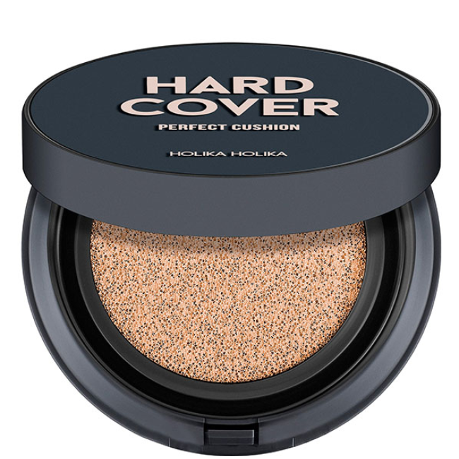 Тональный кушон для лица со сменным блоком  HOLIKA HOLIKA Hard Cover Perfect Cushion EX Set (02 Petal) 14 g, фото 1 Тональный кушон для лица со сменным блоком  HOLIKA HOLIKA Hard Cover Perfect Cushion EX Set (02 Petal) 14 g, фото 1