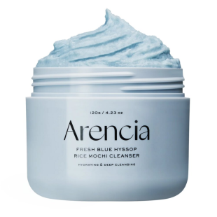 Очищувальний засіб для обличчя ARENCIA Fresh Blue Hyssop Rice Mochi Cleanser 120g