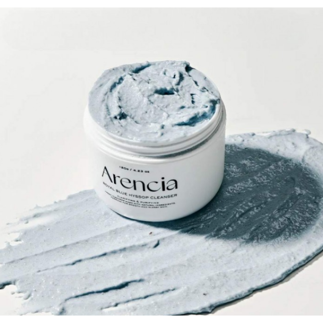 Очищувальний засіб для обличчя ARENCIA Fresh Blue Hyssop Rice Mochi Cleanser 120g, фото 3 Очищувальний засіб для обличчя ARENCIA Fresh Blue Hyssop Rice Mochi Cleanser 120g, фото 3