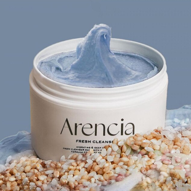Очищувальний засіб для обличчя ARENCIA Fresh Blue Hyssop Rice Mochi Cleanser 120g, фото 4 Очищувальний засіб для обличчя ARENCIA Fresh Blue Hyssop Rice Mochi Cleanser 120g, фото 4