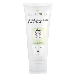 Маска для лица с гликолевой кислотой Hollyskin Glycolic AHA Acid Face Mask 100ml