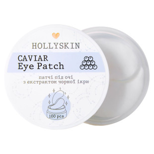 Патчи с экстрактом черной икры для глаз Hollyskin Black Caviar Eye Patch 100pcs