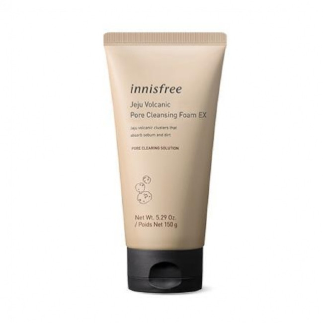 ПЕНКА НА ОСНОВЕ ВУЛКАНИЧЕСКОЙ ГЛИНЫ INNISFREE JEJU VOLCANIC PORE CLEANSING FOAM EX 150мл, фото 1 ПЕНКА НА ОСНОВЕ ВУЛКАНИЧЕСКОЙ ГЛИНЫ INNISFREE JEJU VOLCANIC PORE CLEANSING FOAM EX 150мл, фото 1
