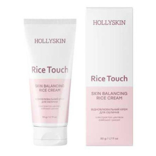 Восстанавливающий крем для лица с экстрактом центели азиатской и рисом Hollyskin Rice Touch 50ml