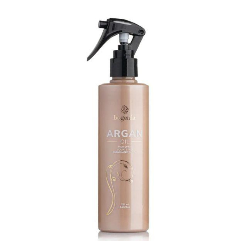 ПрофесійнийспрейдляволоссязолієюарганиBogeniaArganOilHairSpray250ml