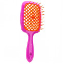 Расческа для волос массажная розовая с оранжевым Janeke Superbrush, фото 2 Расческа для волос массажная розовая с оранжевым Janeke Superbrush, фото 2
