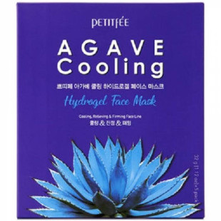 Маска Гідрогелева Освіжаюча Зволожуюча З Екстрактом Агави Petitfee Agave Cooling Hydrogel Face Mask 5 шт упаковка