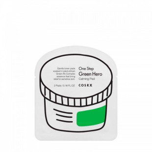 Диски Успокаивающие С Экстрактом Чайного Дерева Cosrx One Step Green hero Calming Pad 2pcs