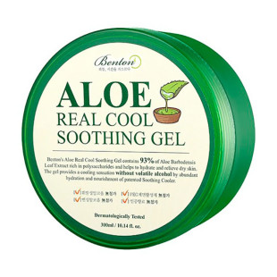 Гель универсальный для лица и тела успокаивающий с алоэ 93% Benton Aloe Real Cool Soothing Gel 300ml