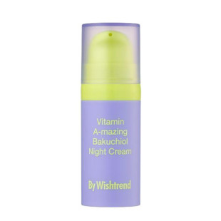 Ночной омолаживающий крем By Wishtrend Vitamin A-mazing Bakuchiol Night Cream 10 g