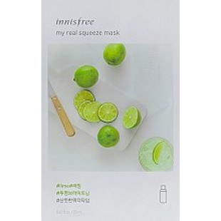 Тканинна маска з екстрактом лайму Innisfree It's real squeeze mask-lime